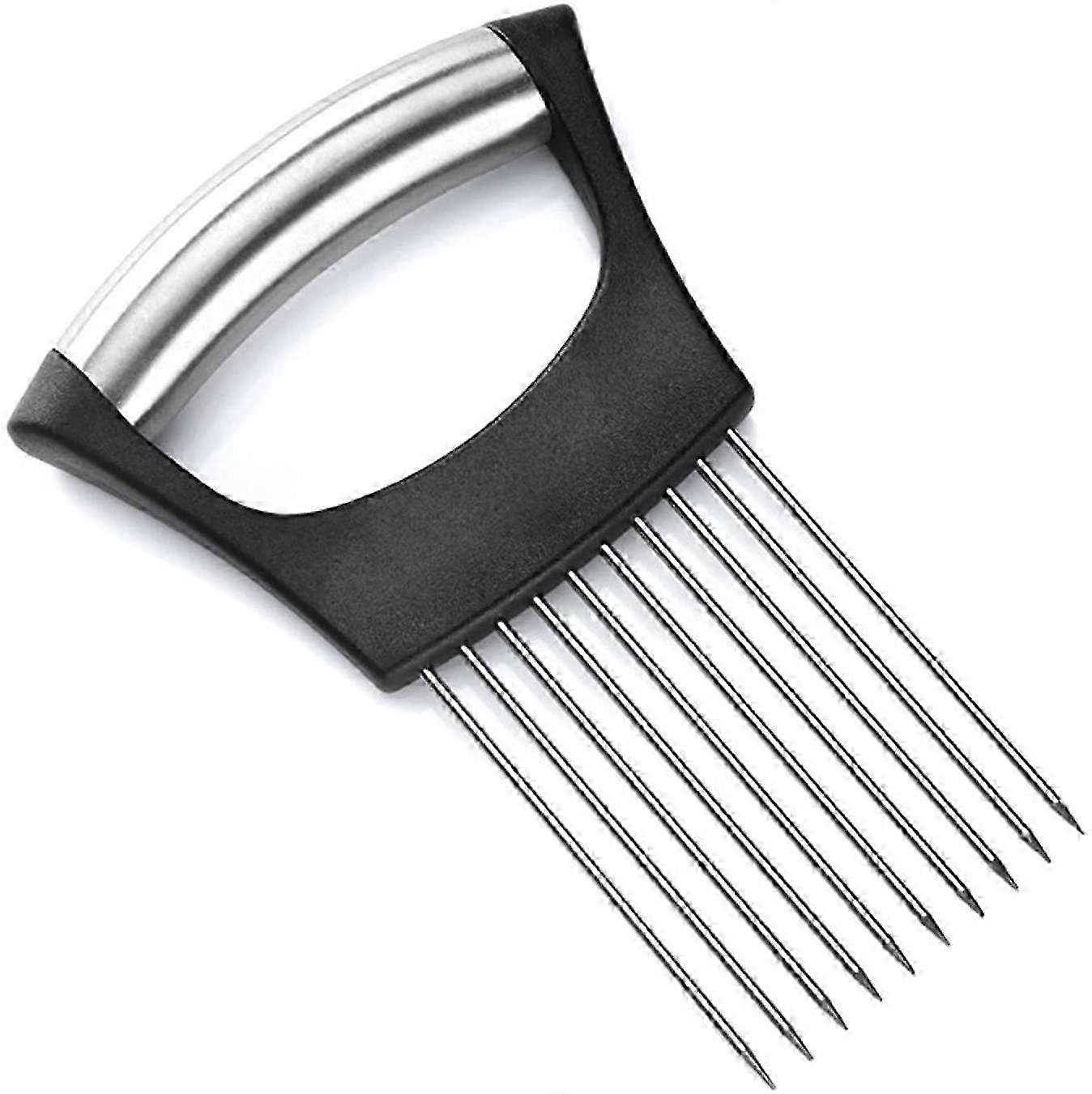 Potato Fork Assisted Meat Fork Vegetable Cutting Multifunction Stainless Steel Food Fork Portable Kitchen Supplies