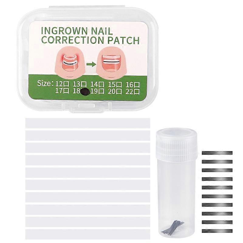 INF Nail correction patch for ingrown nails 10 patches, easy application
