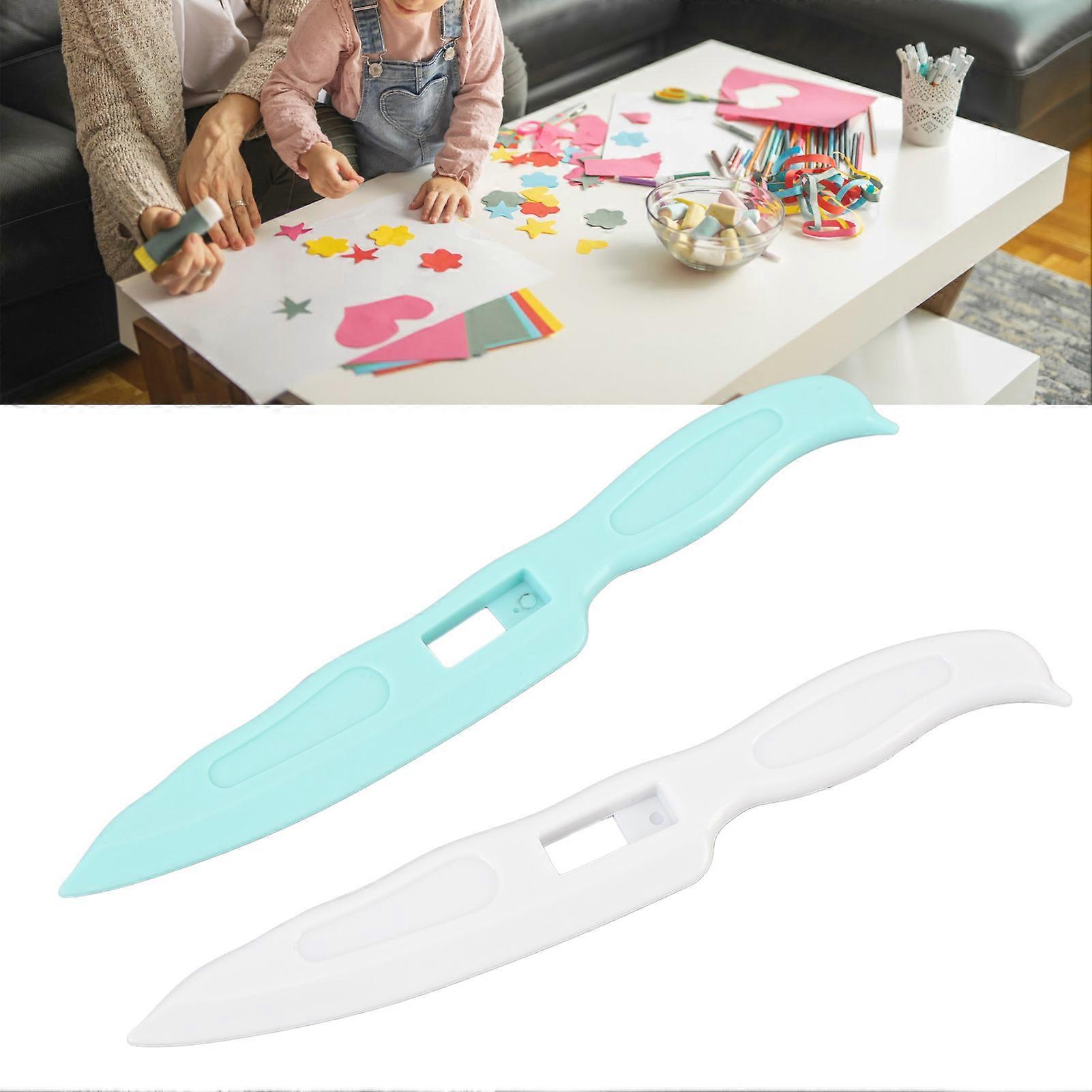 2Pcs Paper Creaser Set ABS Portable Craft Score and Fold Tool for Scoring Board Handicrafts 