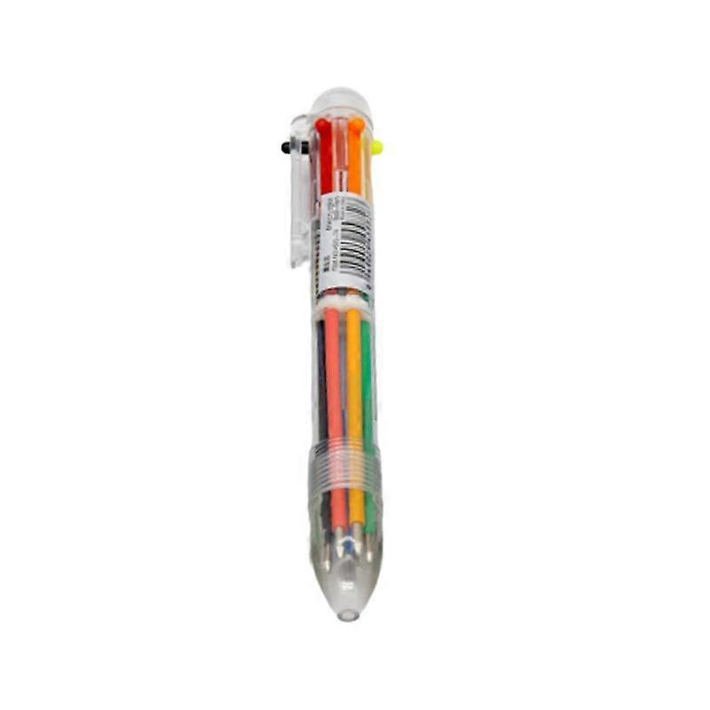 (A)$ Creative transparent 6-color ballpoint pen