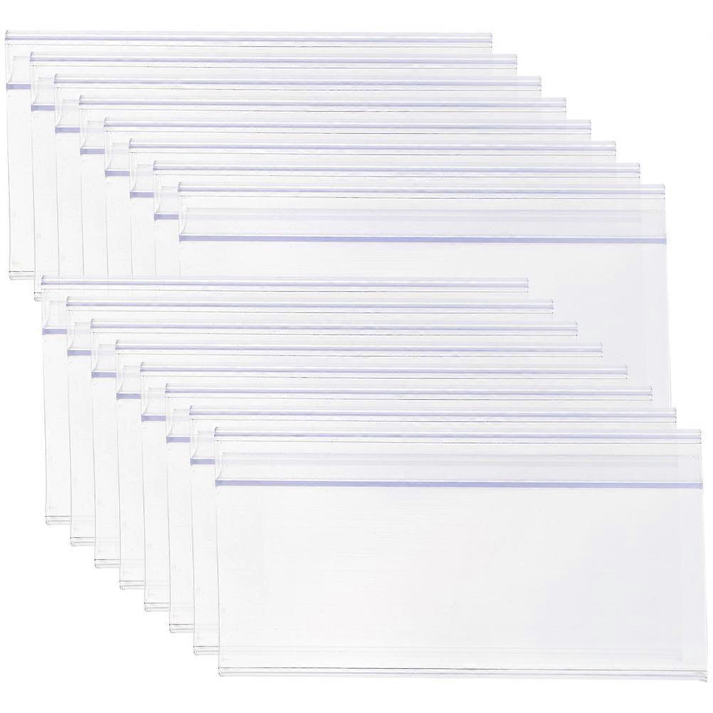 PVC Retail Label Holders, Versatile and Reliable, Optimize Your Store Layout