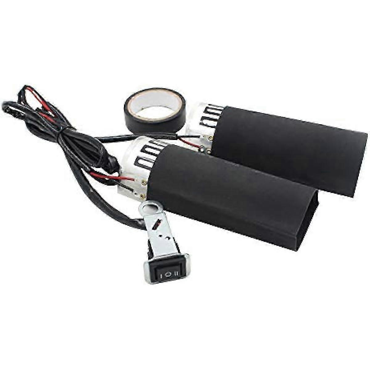 12V Heated Grip Pad for ATV Motorcycle - Adjustable Temperature with Switch