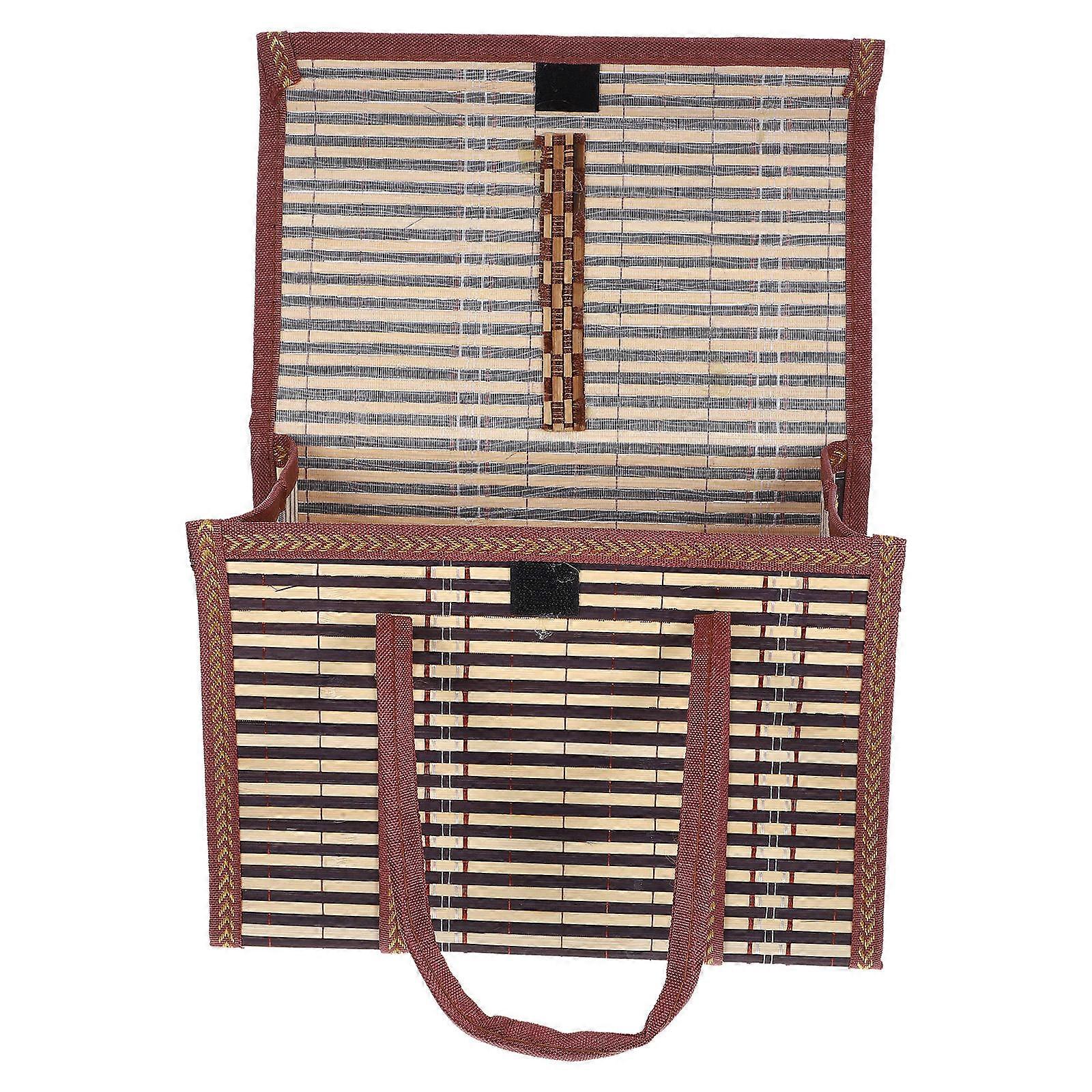 Retro Style Baskets, Foldable and Comfortable for Daily Organizing Tasks, Strong Build