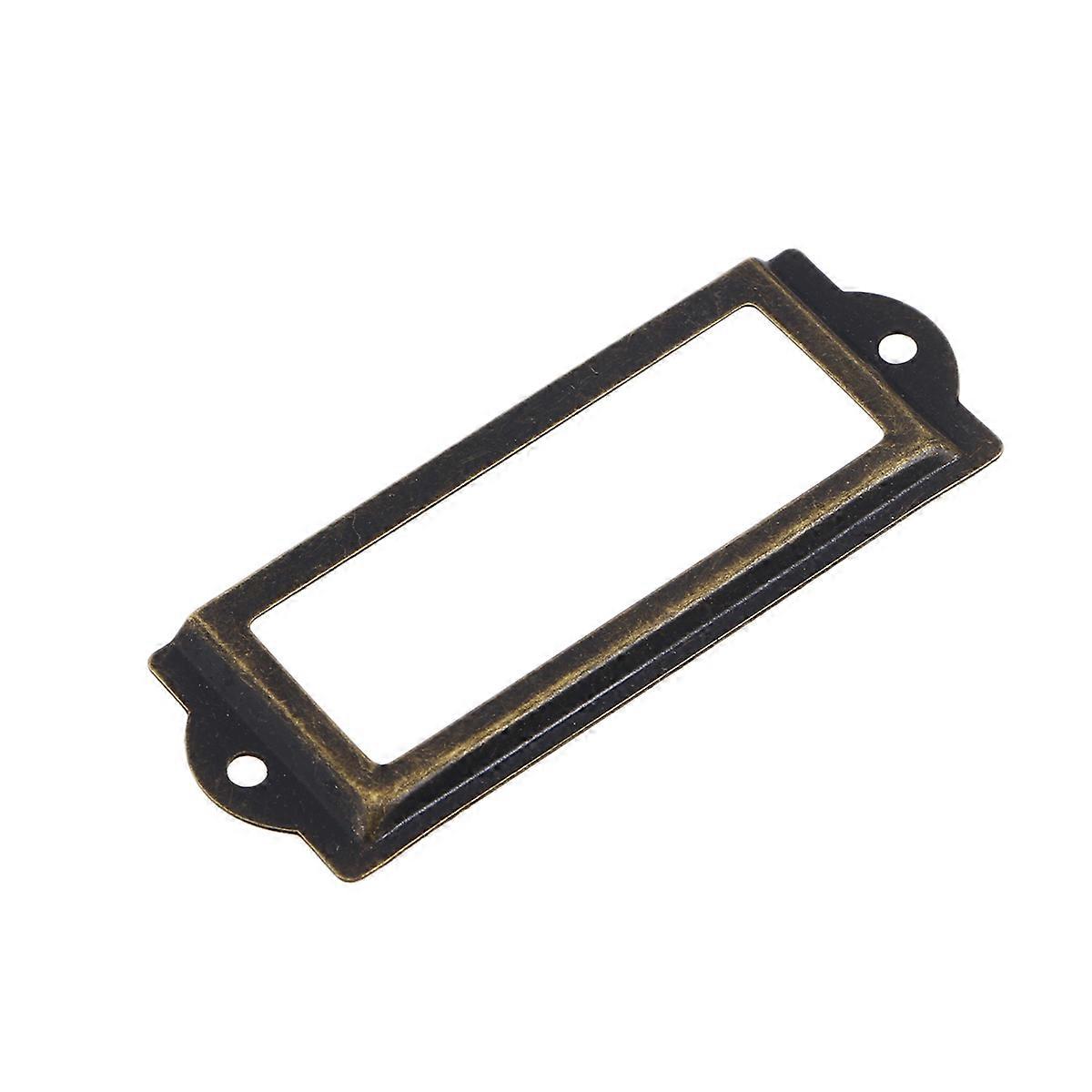 Drawer Label Holder with Fine Finish for Enhanced Decorative Appeal