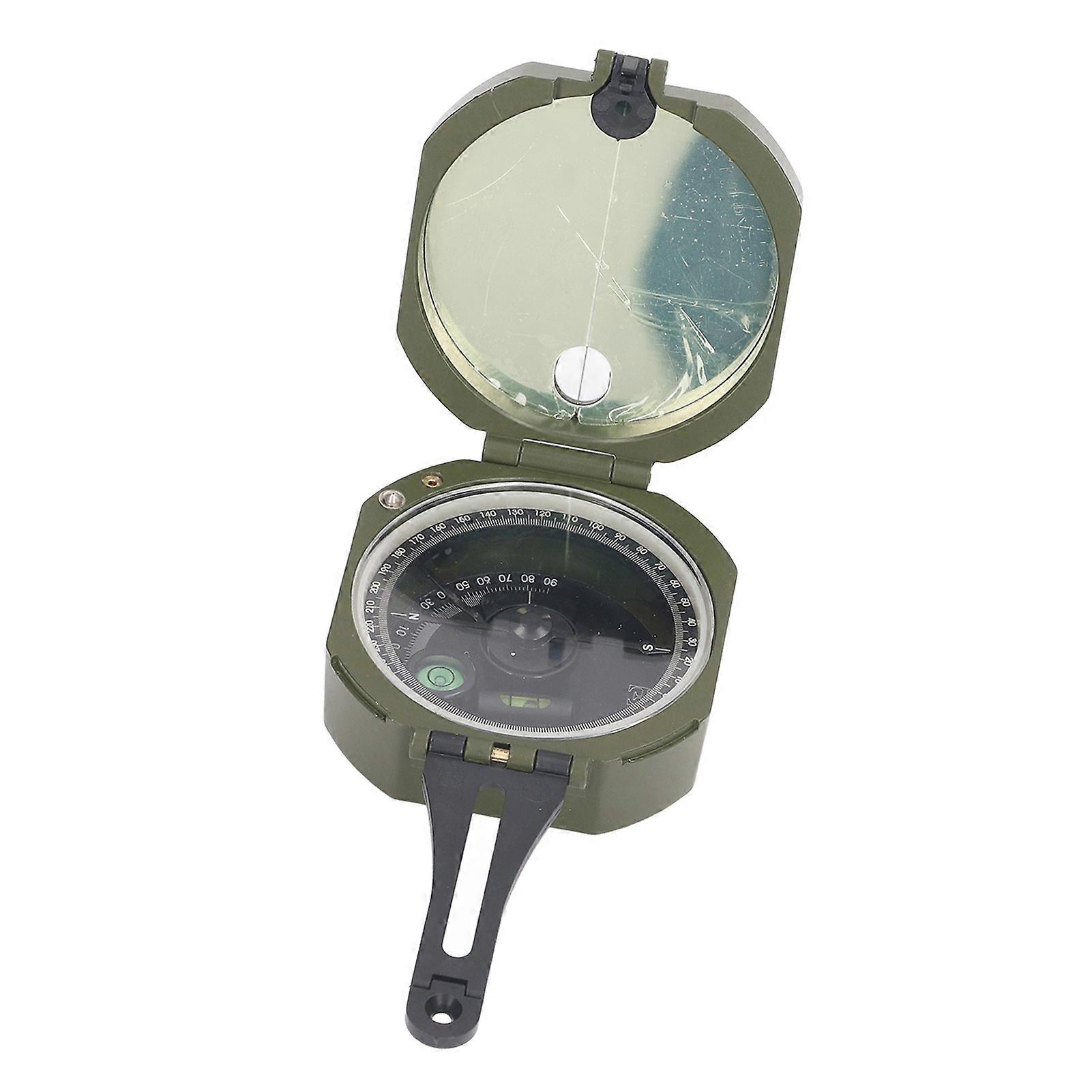 Multifunctional Compass with Inclinometer High Accuracy Pointer Navigation Compass for Outdoor Adventure 