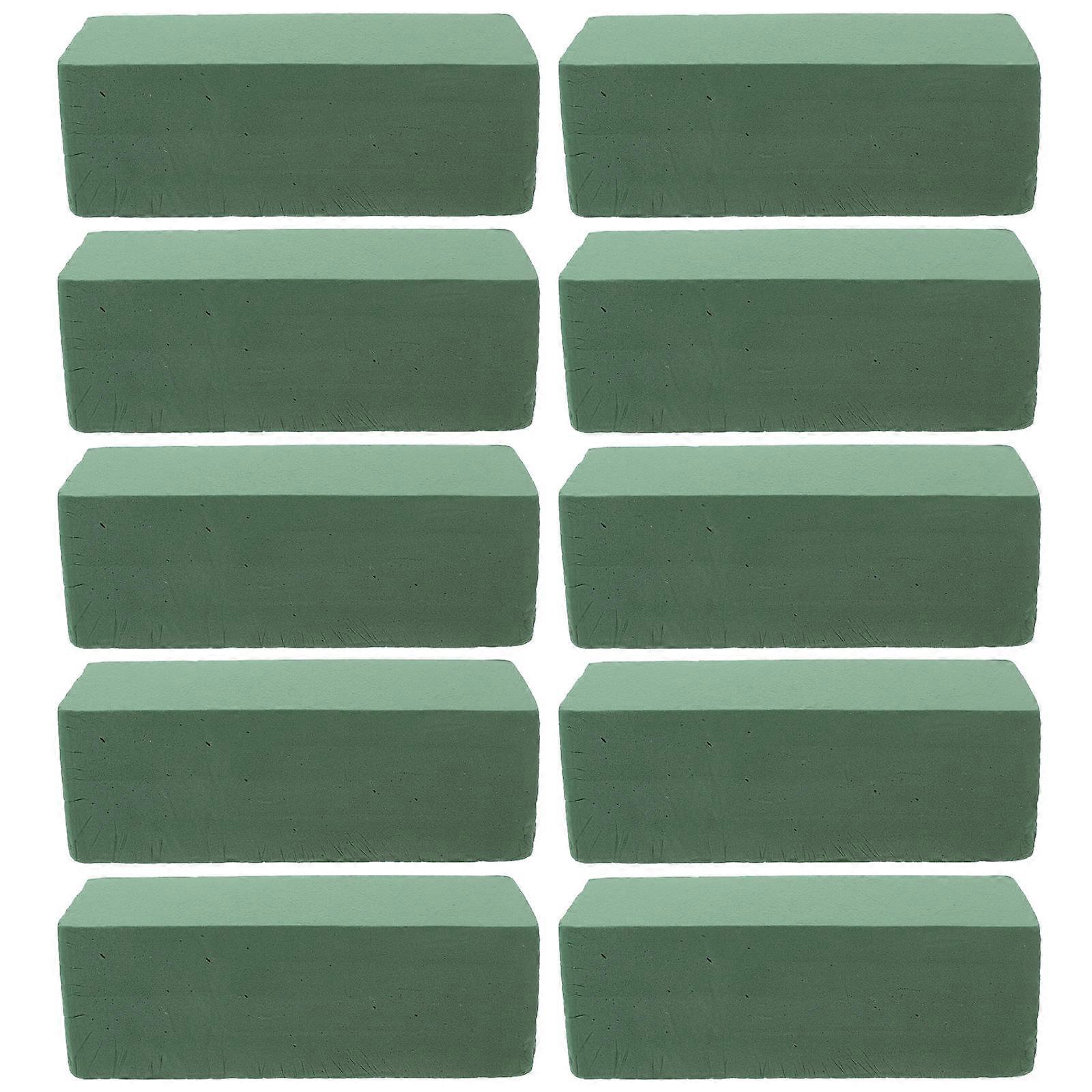 Flower Bricks Floral Arrangement Support Diy Craft Supplies For Hotel Phenolic Plastic Rectangular 10Pcs