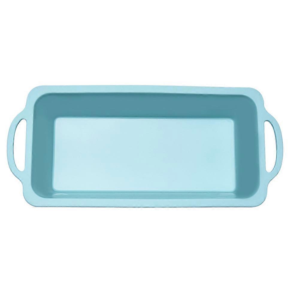 Baking Molds For Cakes Rectangular Cake Mold Baking 31X14CM Green Silicone Easy To Demould 1Pc