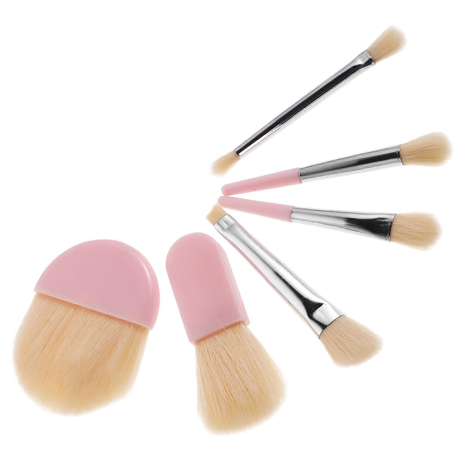 Mini Makeup Brush Set Travel Women Portable Beauty Tools Blush Application Eyeshadow Application 1Set