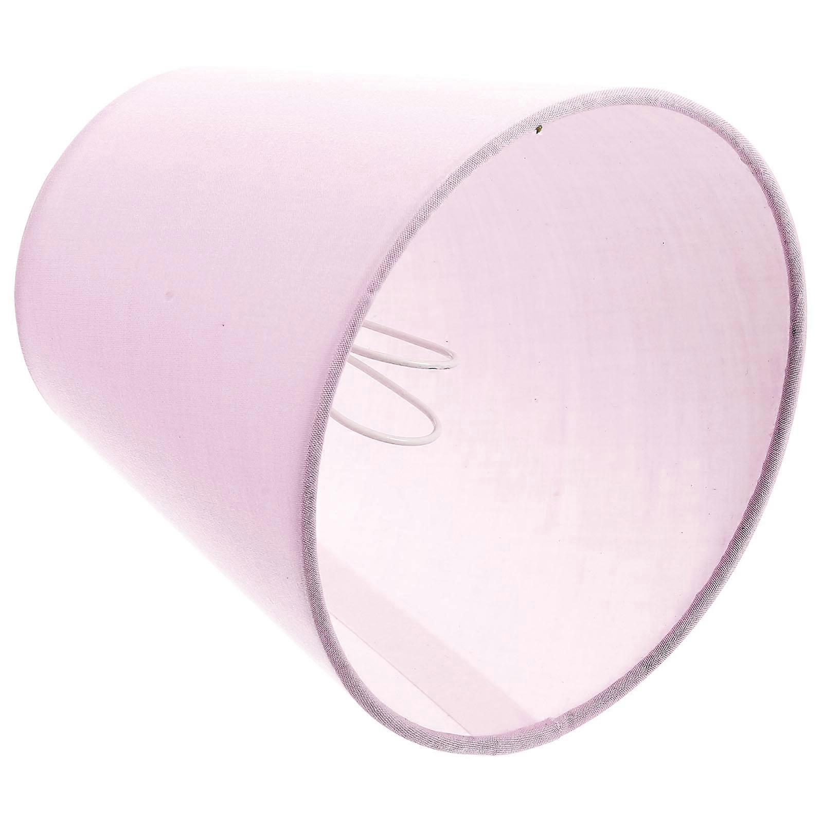 Abajures de substituição Pequenos Abajures Clip On Lâmpada Capa de Luz Pano Rosa 14X14X13CM Para Quarto 1 Conjunto