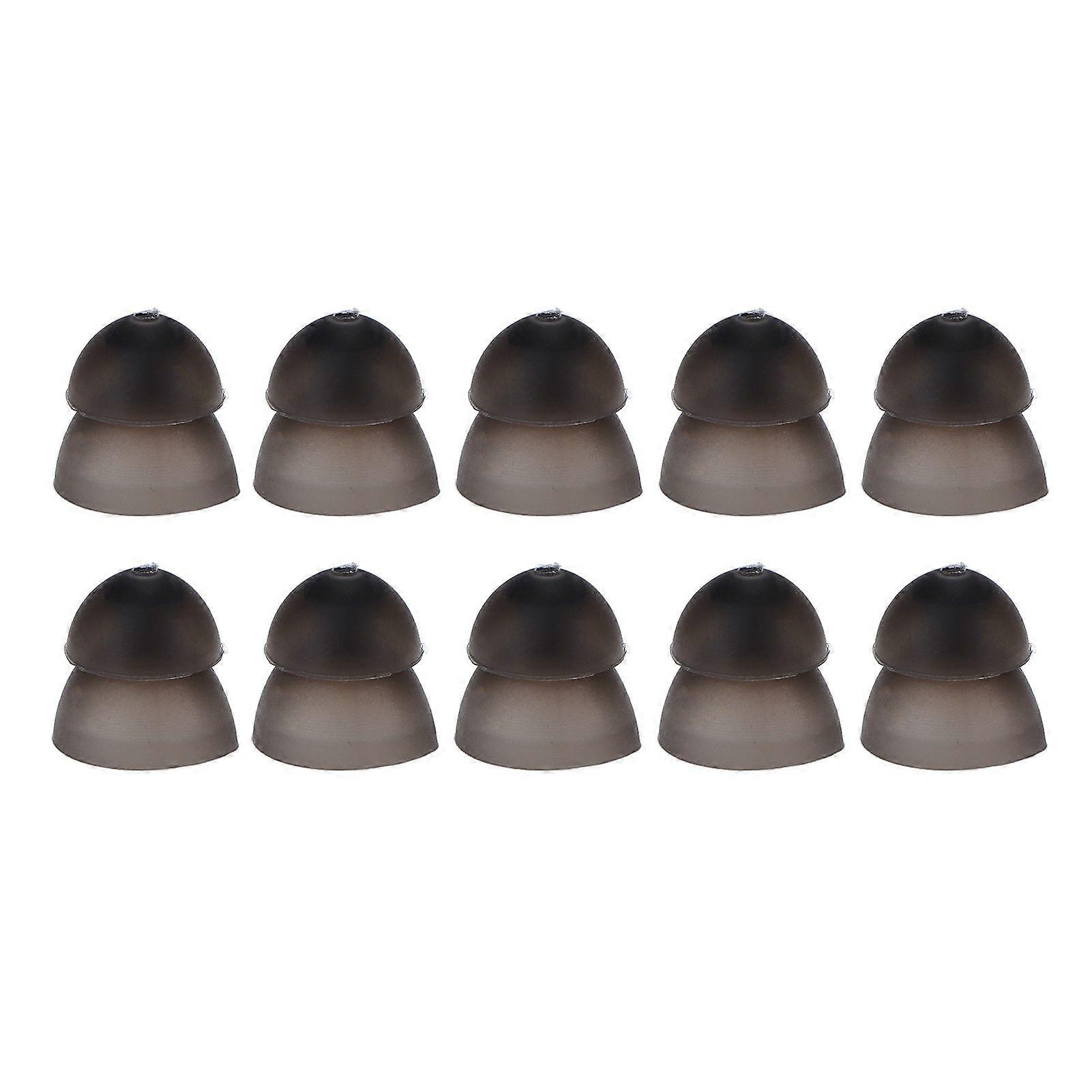 2025 Latest Model 10pcs Hearing Aid Domes Soft Silicone 8mm Double Layer Close...