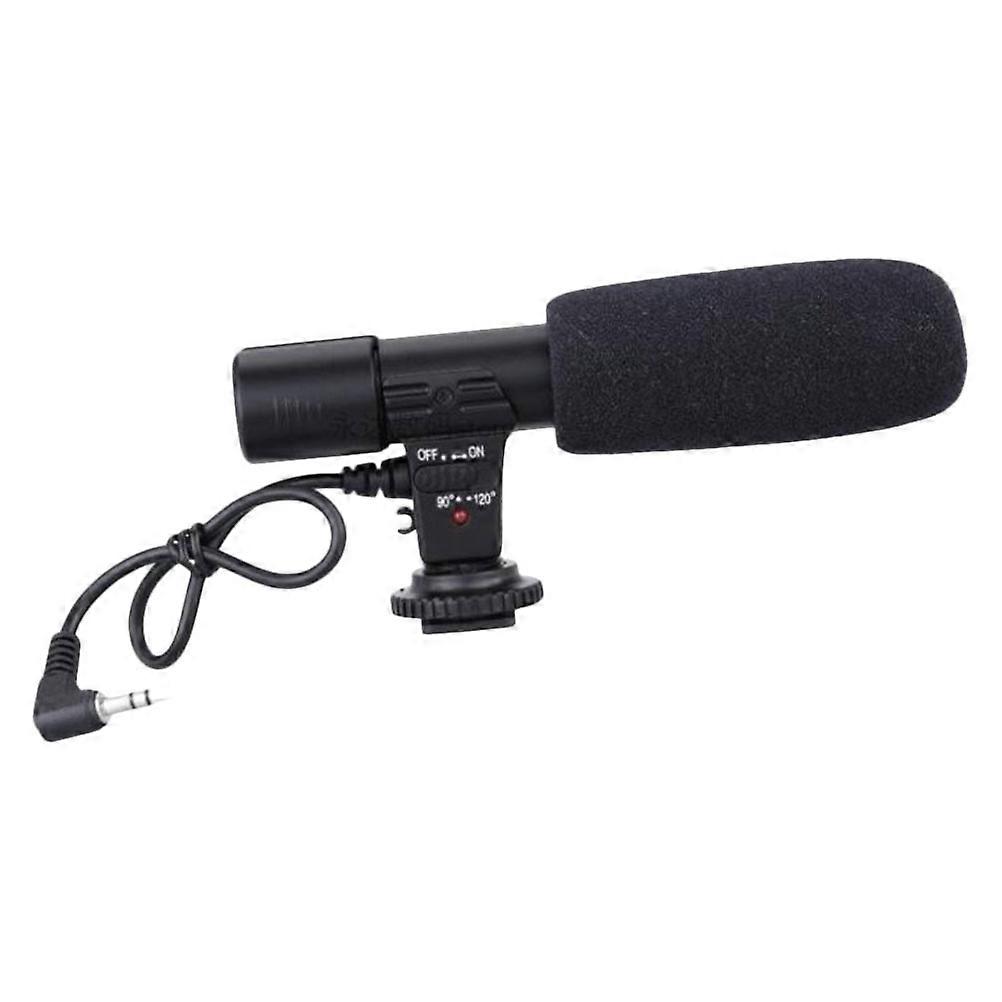 Interview Microphone Recording Mic for Dslr Camera Camcorder Phone Wide Compatibility 1Pack