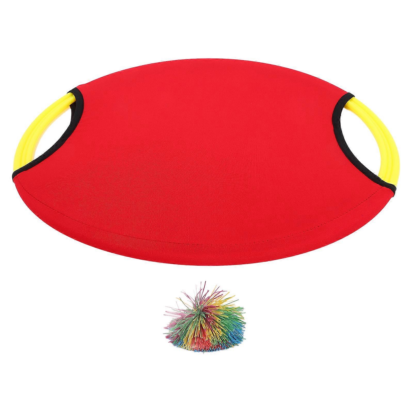 Toss And Catch Balls Game For Outdoor Activities Parent-Child Interaction Circular Racket 1 Set