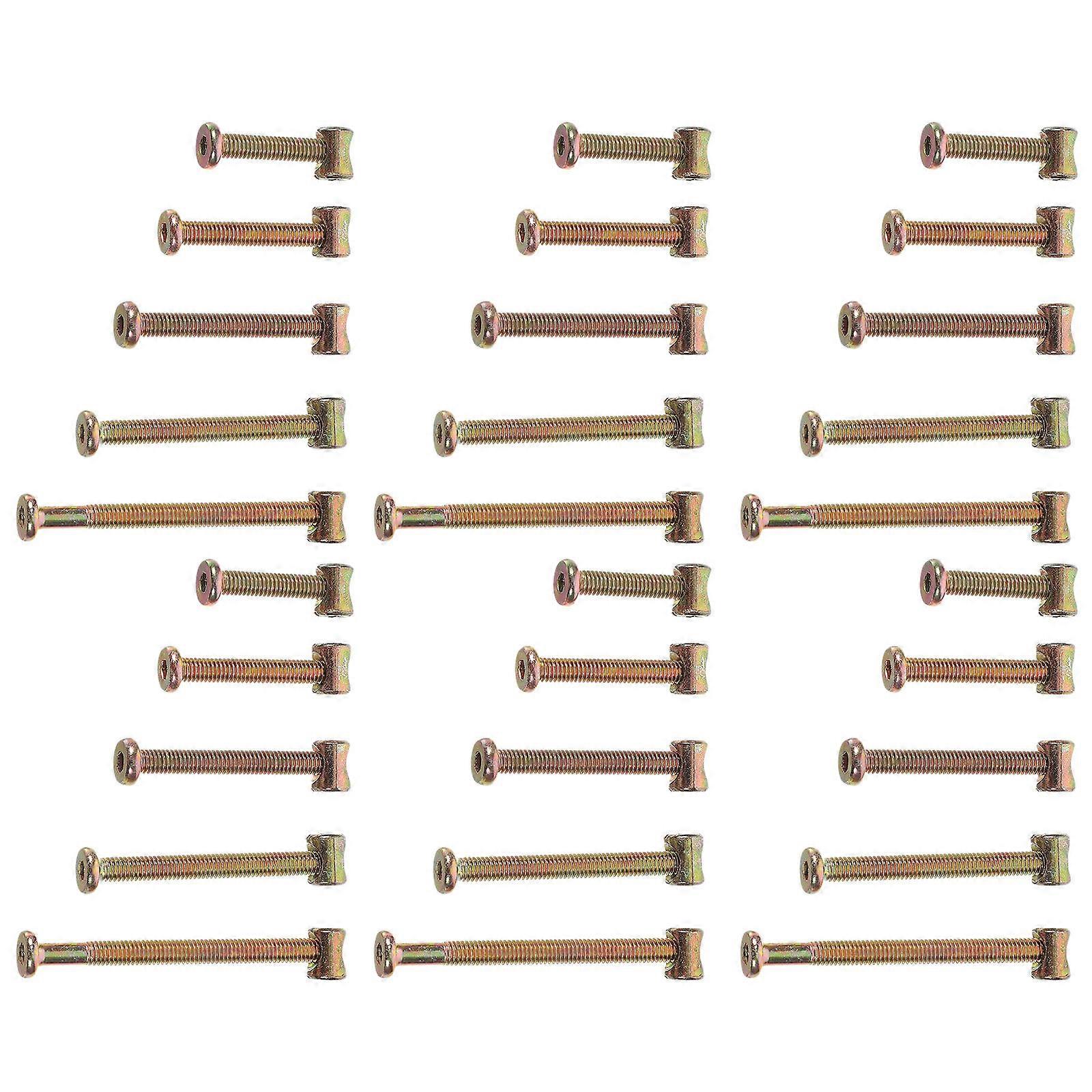 Vis de berceau fendues Ensemble de quincaillerie de remplacement pour l’installation de meubles UK DIY Bolts & Nuts