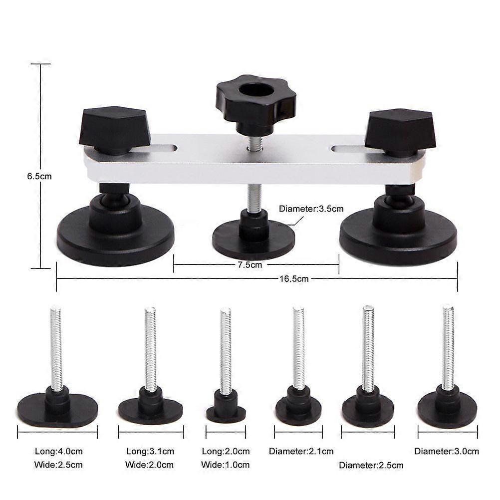 Dent Fixer For Car Tools Paintless Aluminum Alloy Dent Pulling Bridge Balancing Bridge Puller Kit Sheet Metal Processing 6XTabs