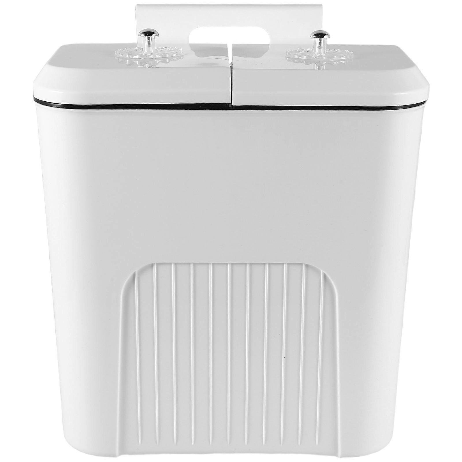 Here's a polished product description based on your input:

 

**Hanging Compartment Trash Can – Stylish, Moisture Resistant Waste Bin for Kitchen,