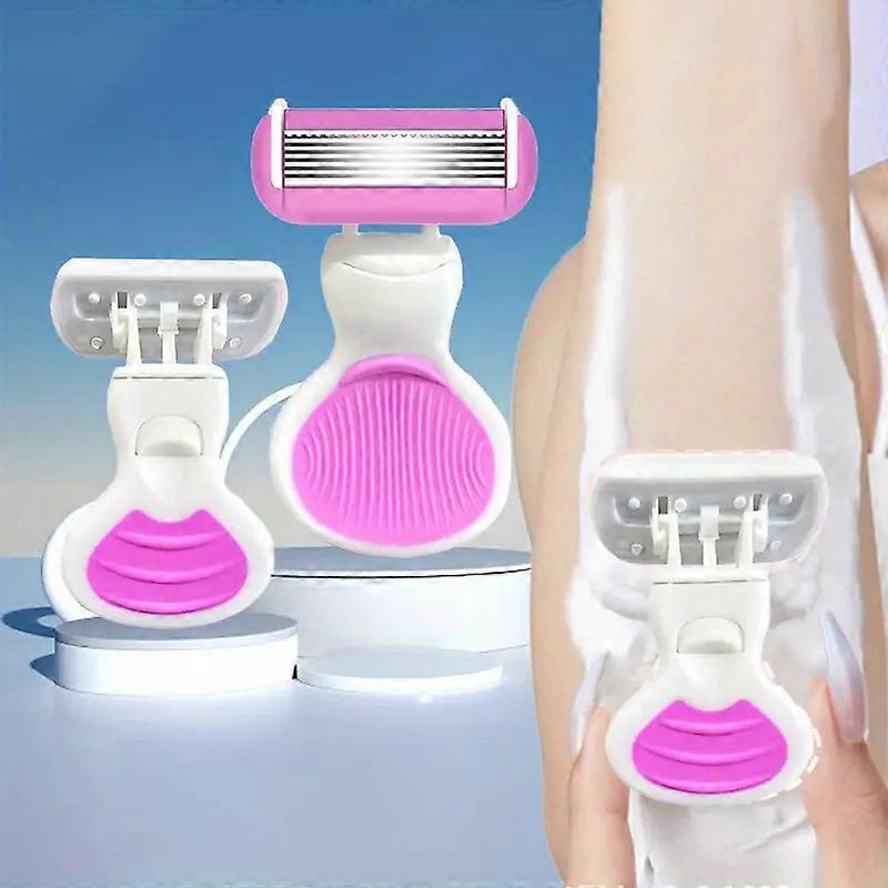 6-layer women's razors, safety razor for legs and intimate areas, beauty tool