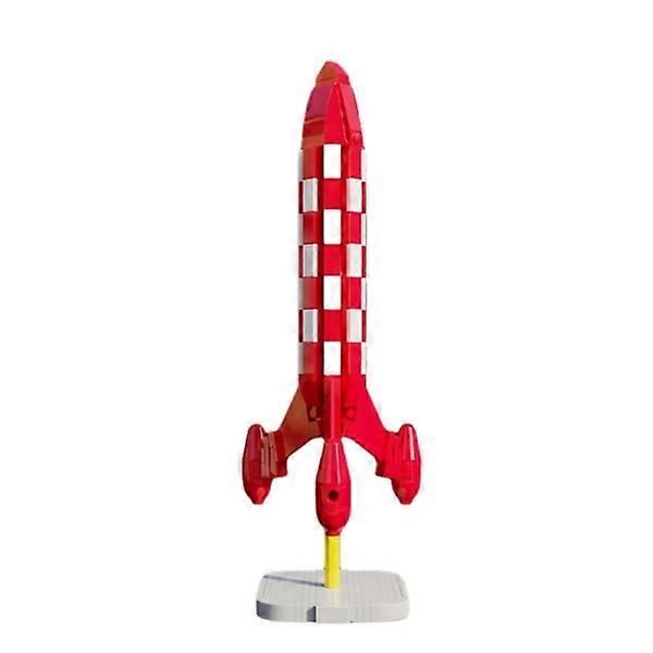 Moc פופולרי אנימה הרפתקאותיו של טינטין ו-Miloued Rocket דגם אבני בניין סט בנייה