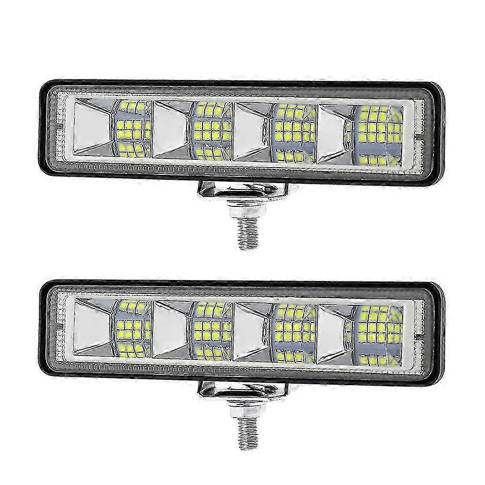 Waterproof Tested Deck/Dock Marine Lights, Two 72W LED Lights for Boats, 2200 Lumens with 120 Degrees Flood Beam