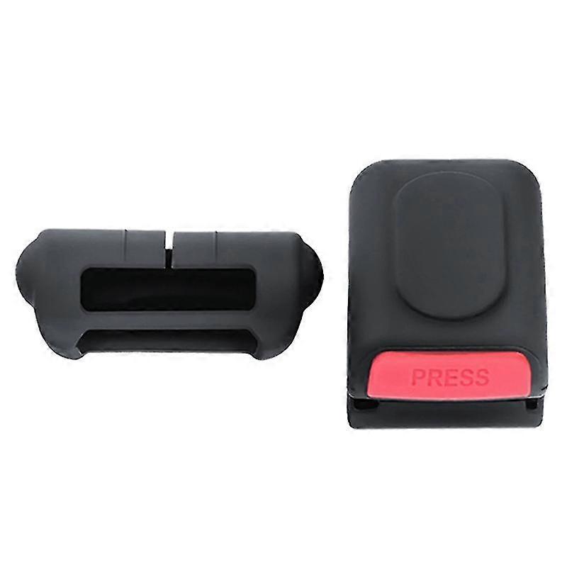 2Pcs/Set Safety Belt Buckle Silicone Cover Suitable for Certain Electric Vehicle Models like Model 3/Y