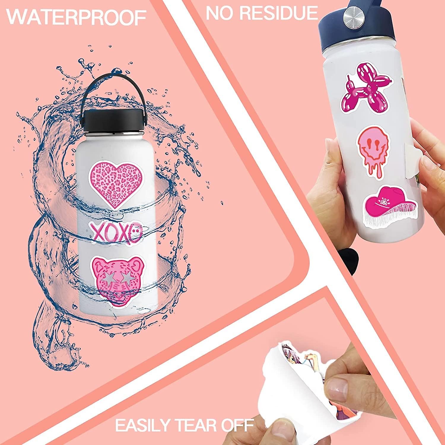 100 Adesivi Preppy Rosa Kawaii: Pacco Di Vinile Impermeabile Per Laptop, Borraccia, Diario E Scrapbooking – Regalo Fai Da Te Per Ragazze