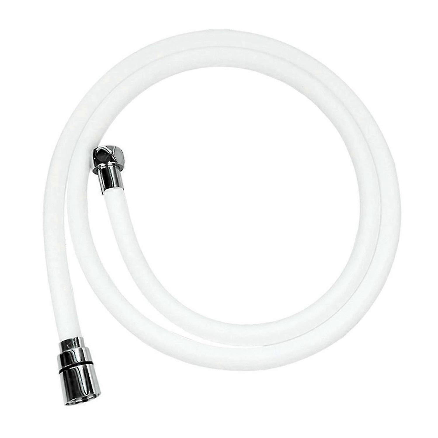 Flexible Shower Hose Silicone 1.5m Adjustable Angle, Available in Chrome, Brushed, White and Gold.