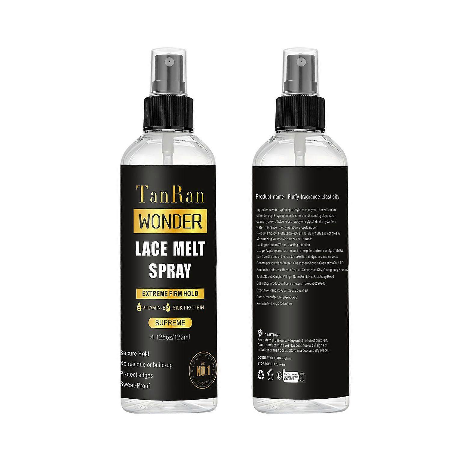 Wonder Lace Bond Lace Melt Spray - Extreme Firm Hold - Water-Based Wig Styling Mousse - Flawless,Natural, Seamleass Finish Long Lasting Protecting Edg