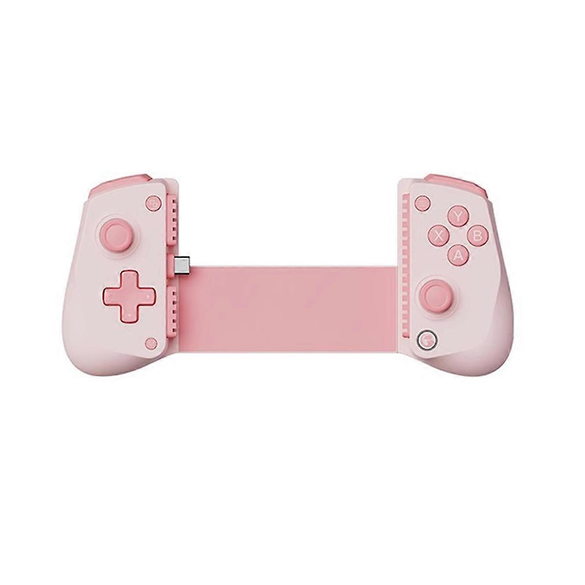 For X5 Lite Mobile Gaming Controller for Android & Hall Effect Joystick Portable Gamepad Pink