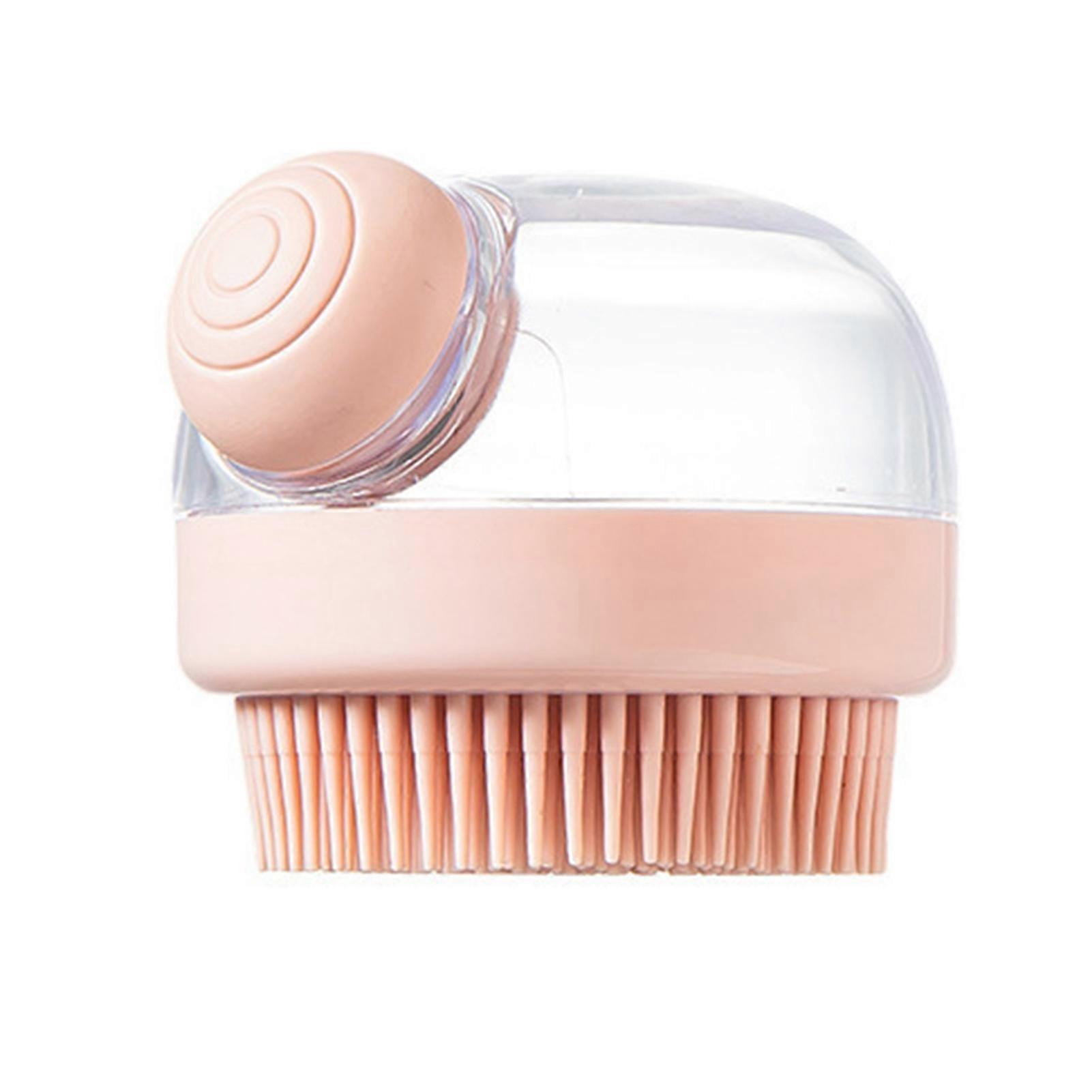 Cat Bath Brush Comb Soft Anti Slip Comfortable Durable Sturdy Dog Massage Brush for Pets Pink