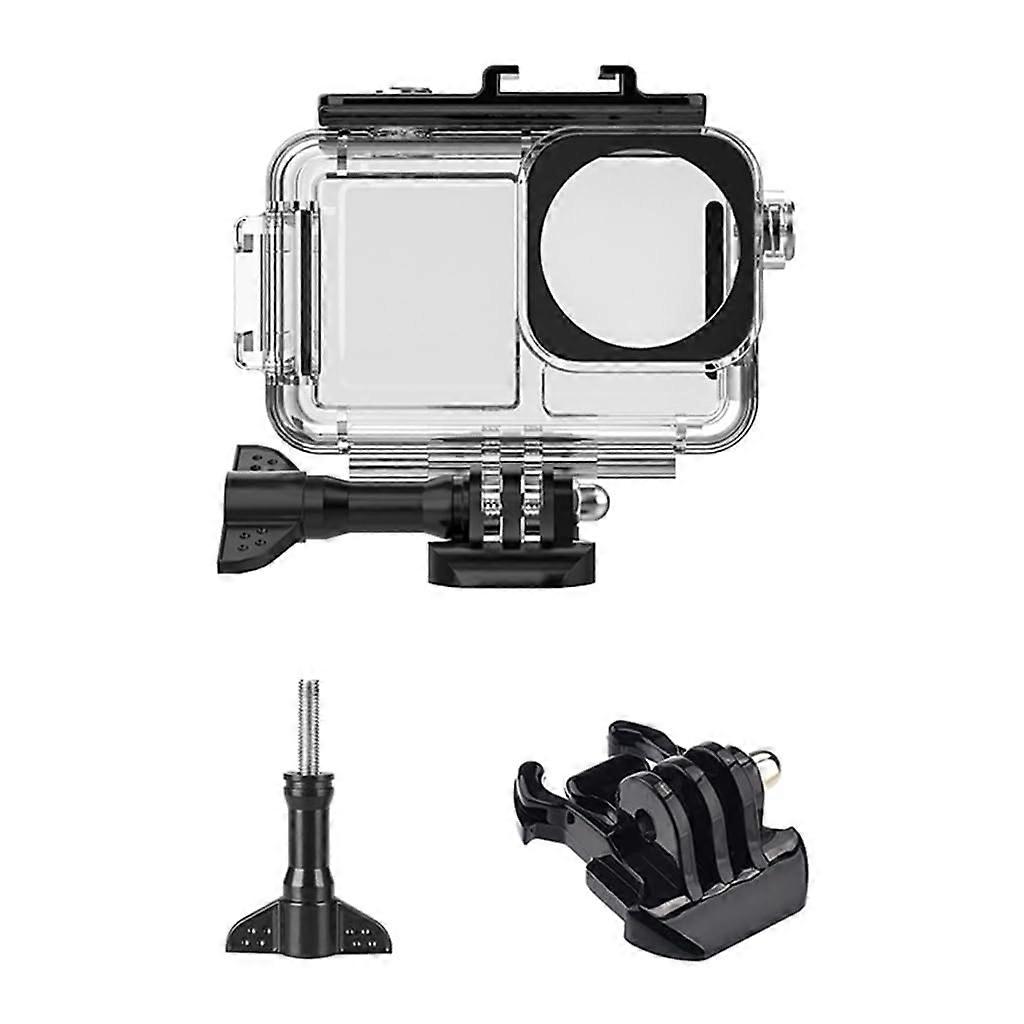 Waterproof Housing for Action Camera, 30m Depth, Underwater Photography, Durable Diving Case, Compatible with GoPro
