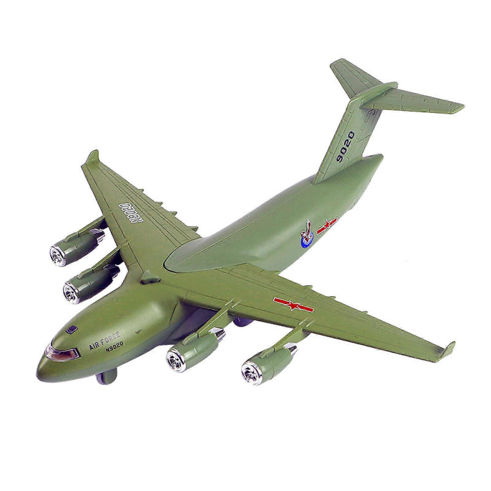 Combat Aircraft Model Scale 1:72  Simulation Alloy Diecast Boeing C17 Transport Airplane Pull Back Light Sound Airplane Model Gift for Children