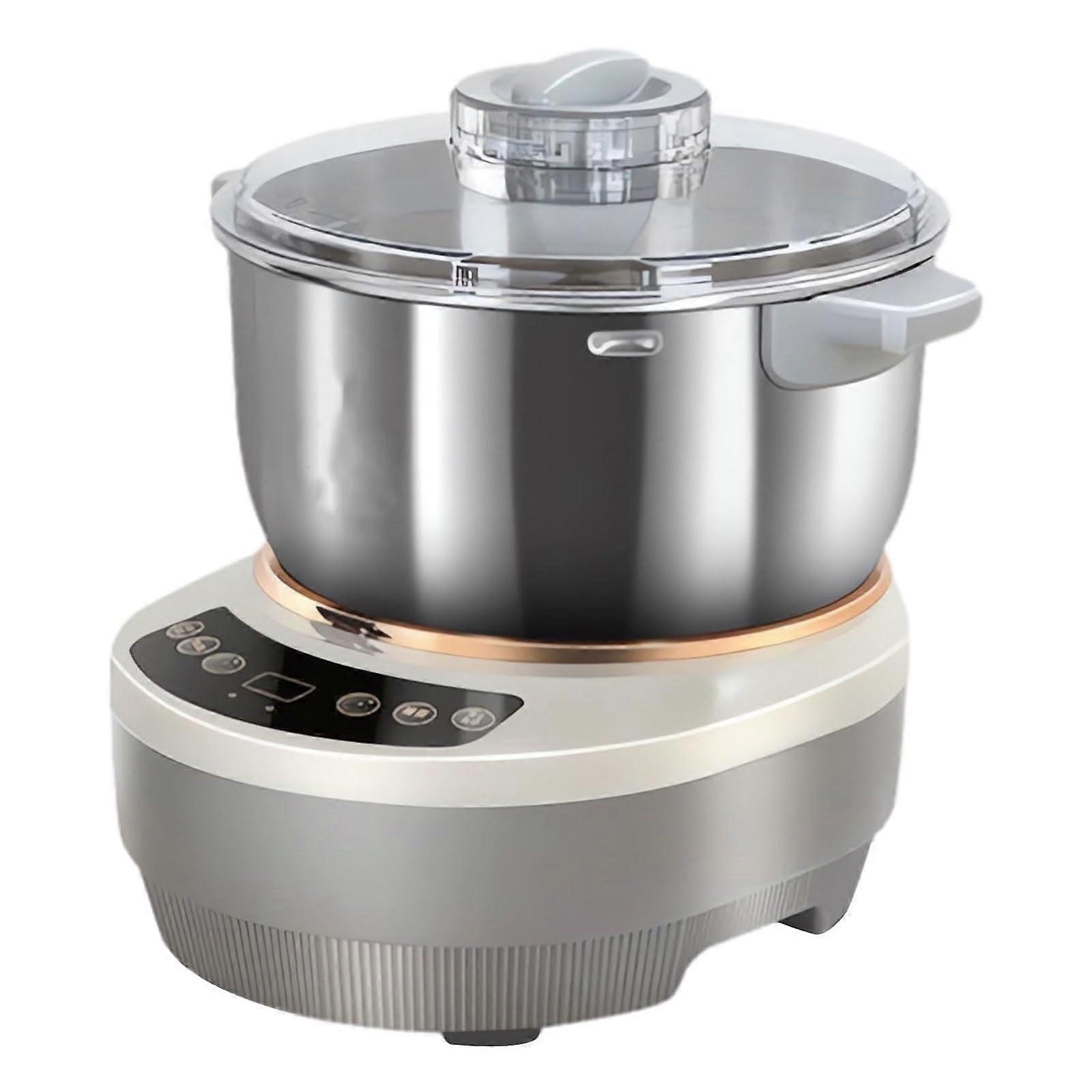 Dough maker with fermentation function, professional stainless steel maker with timing, splitdesign dough mixer for easy cleaning