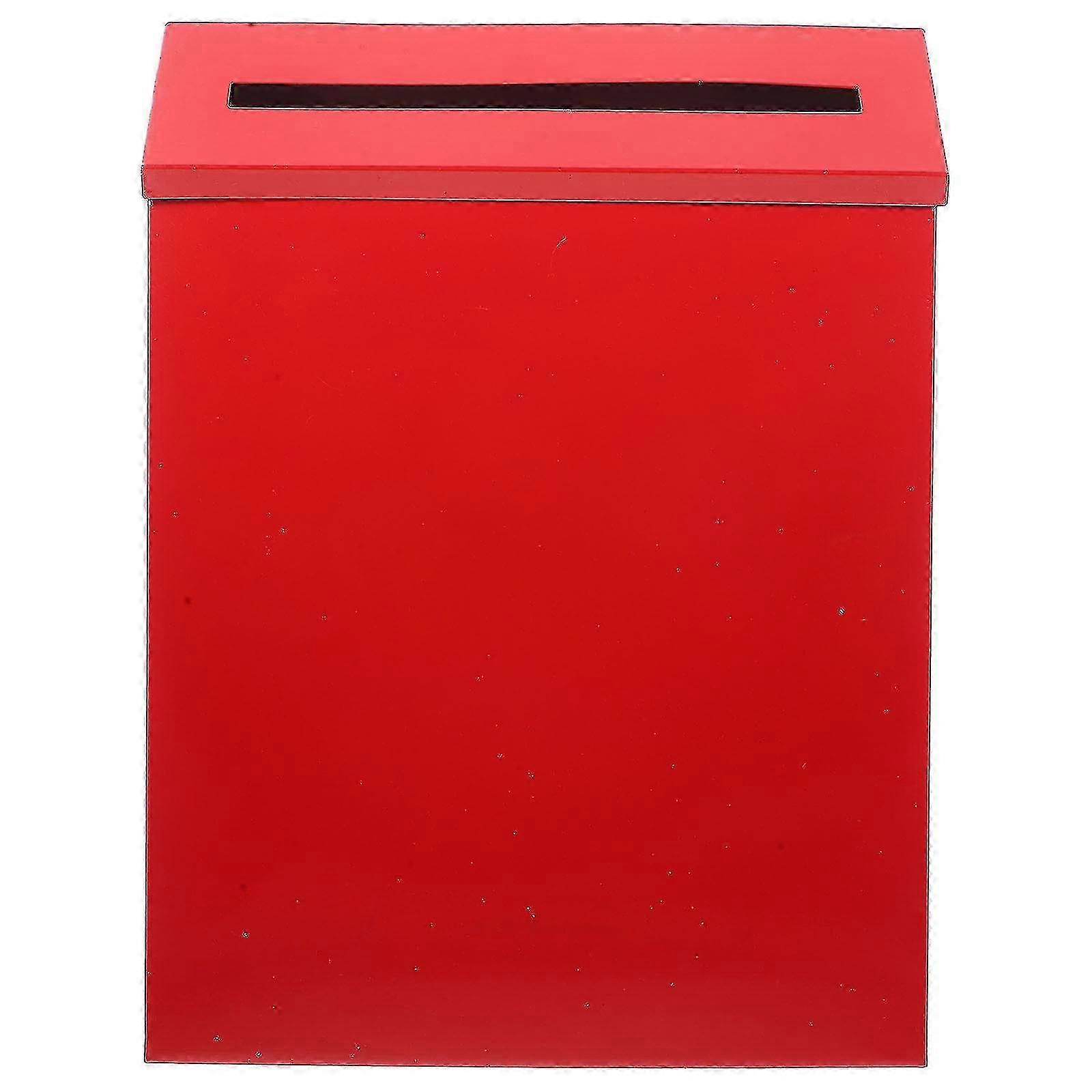 Large Capacity Wall Mounted Metal Mailbox for Home Use