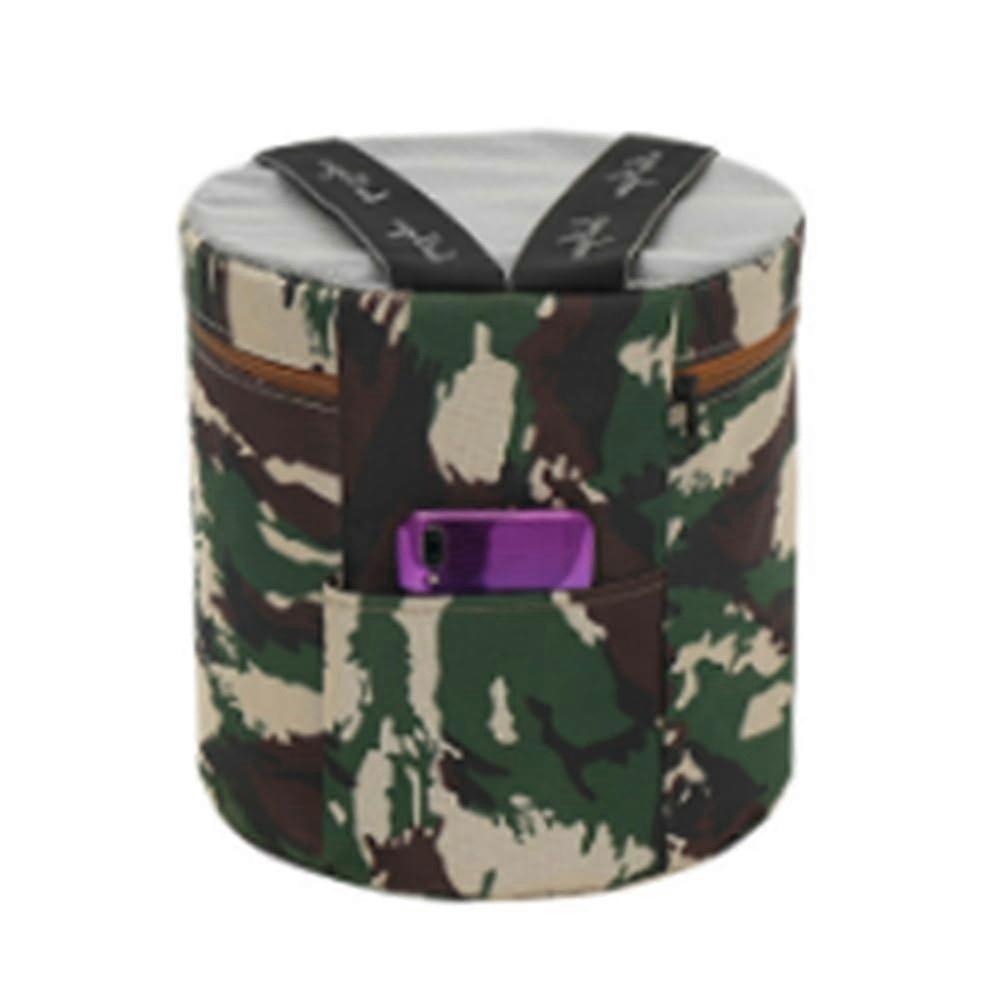 Portable Garden Stool 25 cm Height Non-Slip Seat for Gardening Fishing Outdoor Use Labour-Saving Design