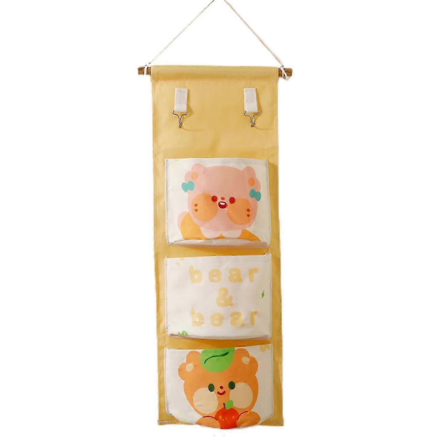 Hanging Organizer Stitching Space-saving 3/7 Grids Multi-functional Door Hanging Storage Bag for Certain Brand