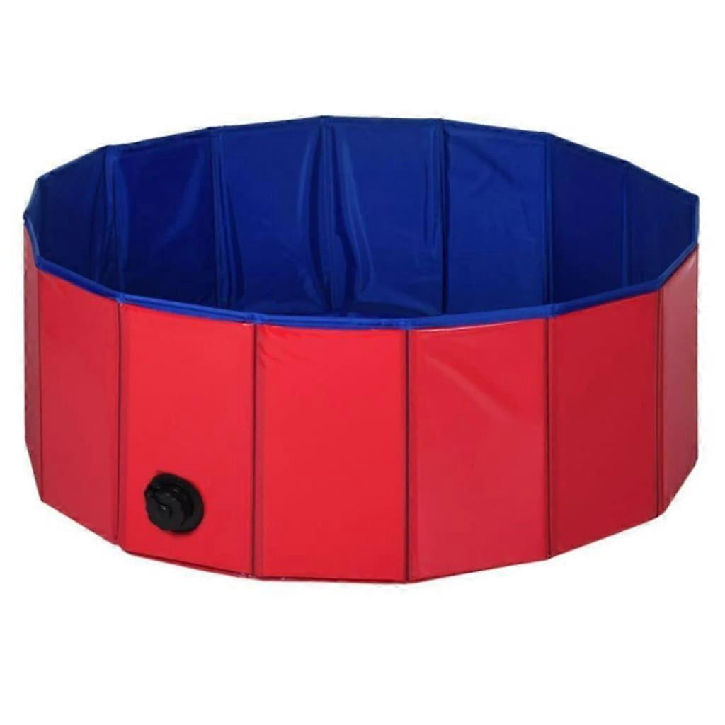 Pool Swimming Pool Ø 80 x 30 cm Red/Blue