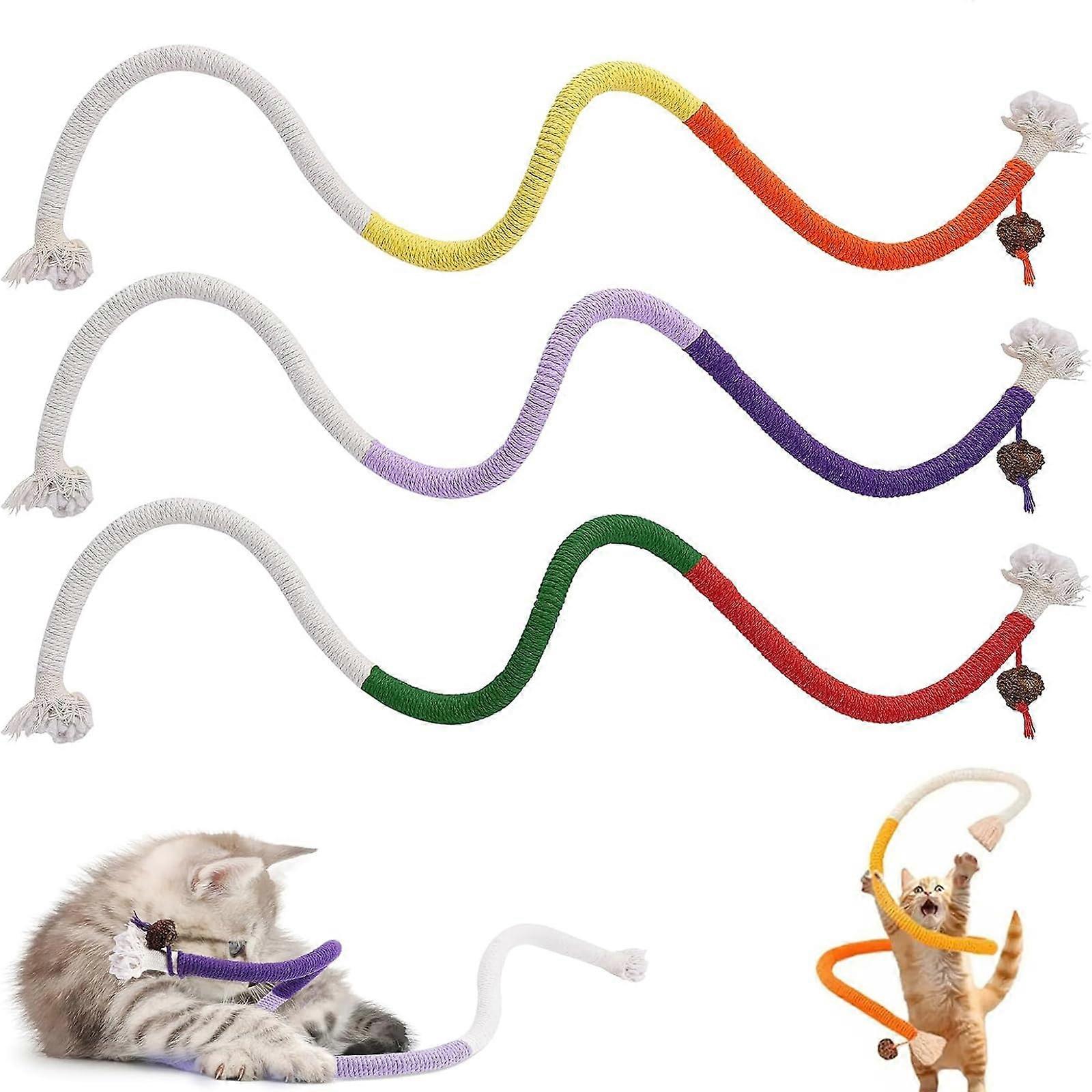 Celery Pets Cat Chew Rope, Cat Toy Chew Toy Ropes, Cat Teething Rope, Catnip Toy, Catnip Stick, Cat Toy Teething Rope, Interactive Cat Toy for Cats