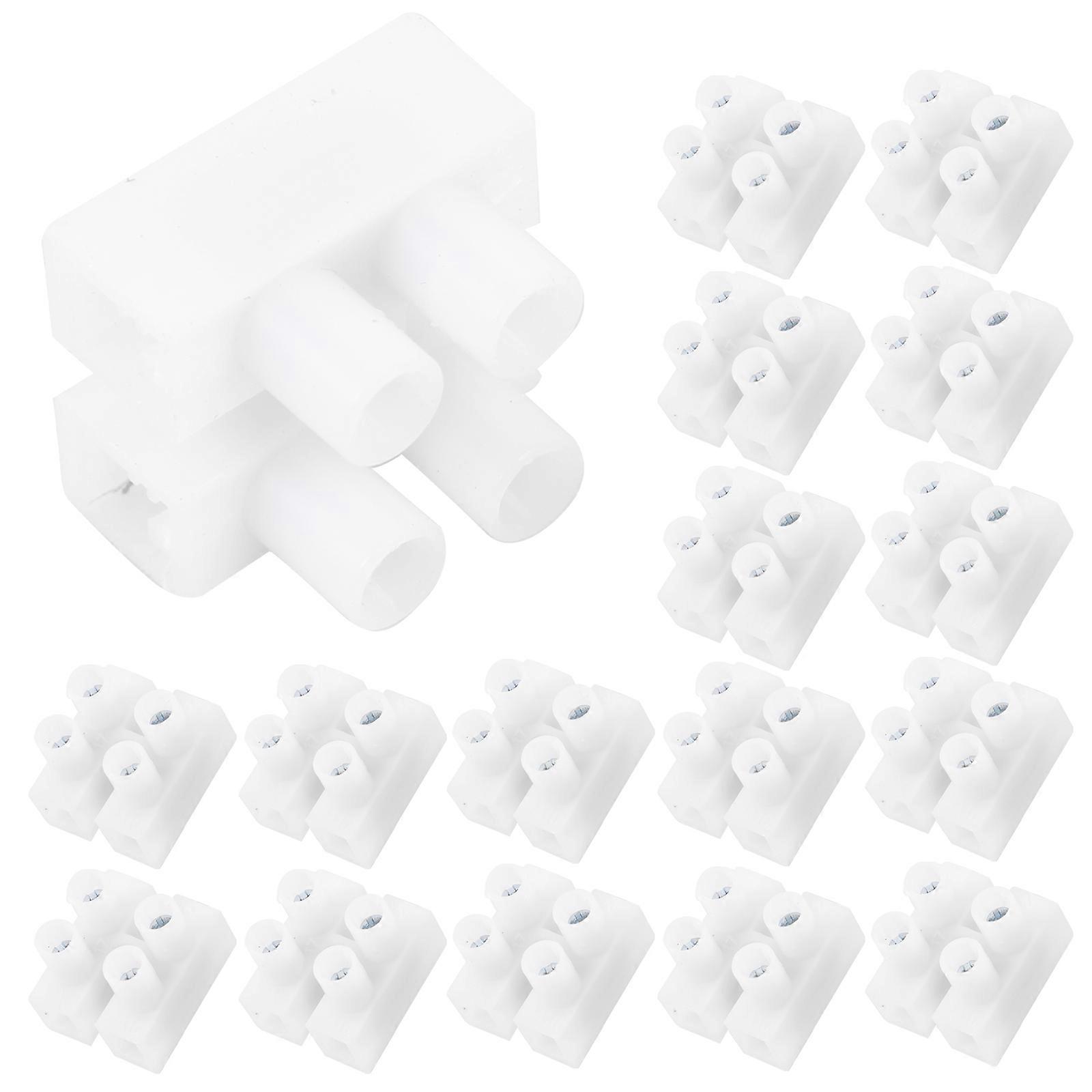 100pcs Fireproof Insulated Screw Terminal Block Connectors Quick Connect High Conductivity Electrical Wire Crimping Terminals for Reliable Connection