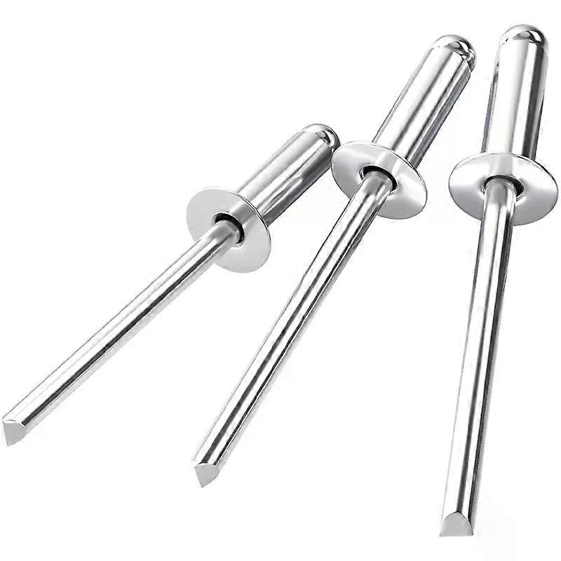 GB12618 304 Stainless Steel Open End Blind Rivets With Break Pull Mandrel And Countersunk Head M32 M4 M48