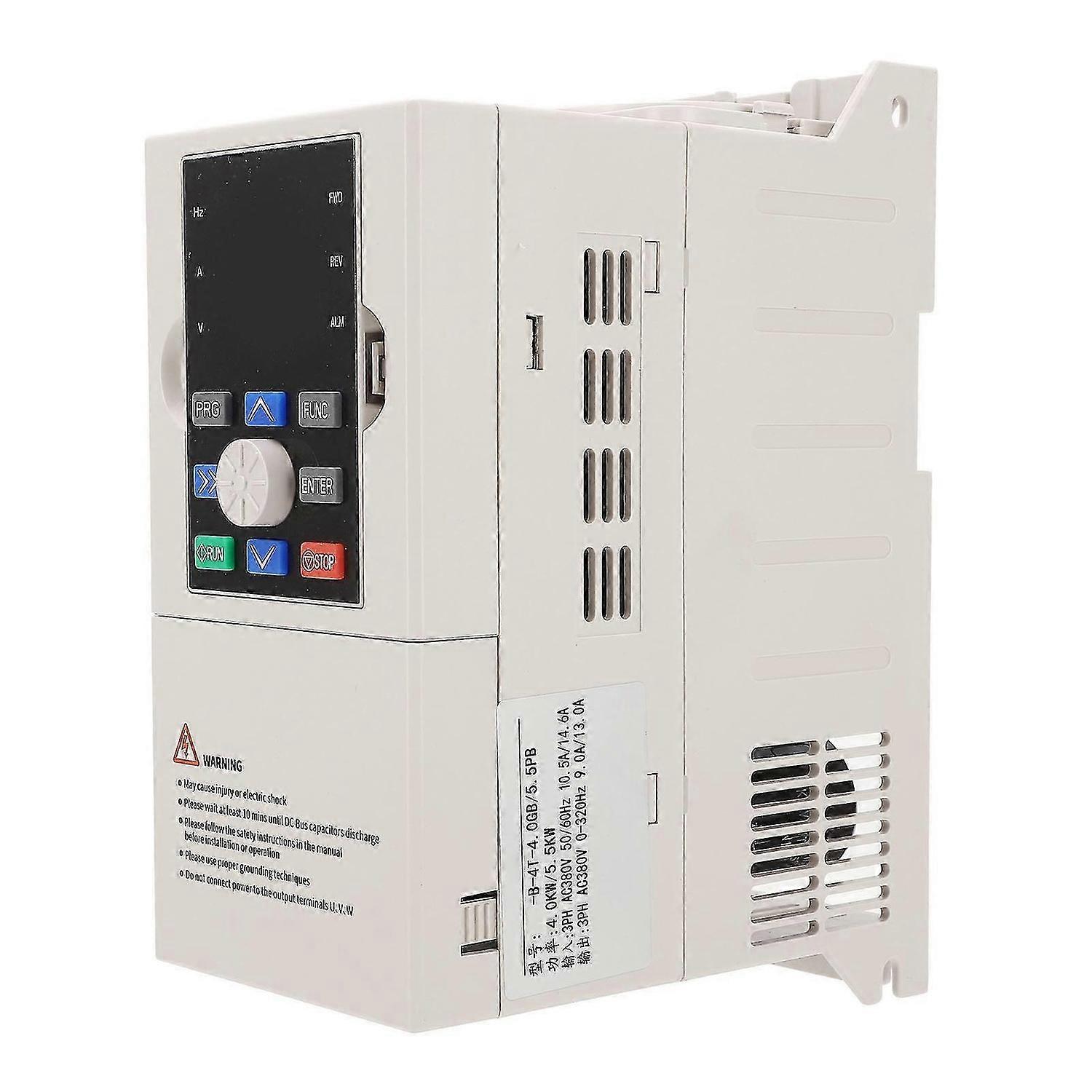 4KW 5.5KW Variable Frequency Drive 3PH AC380V 50 60Hz Input 0 To 320Hz Output Frequency Inverter