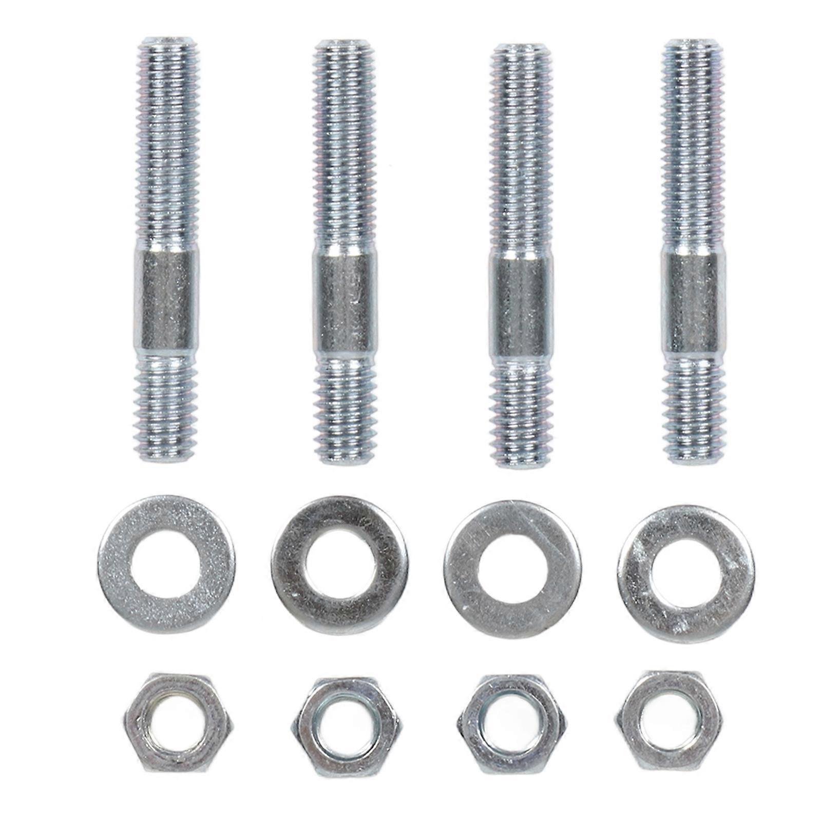 2in Carburetor Mounting Kit Metal Carb Spacer Stud Kit for 5/16in Threads Intake Manifold