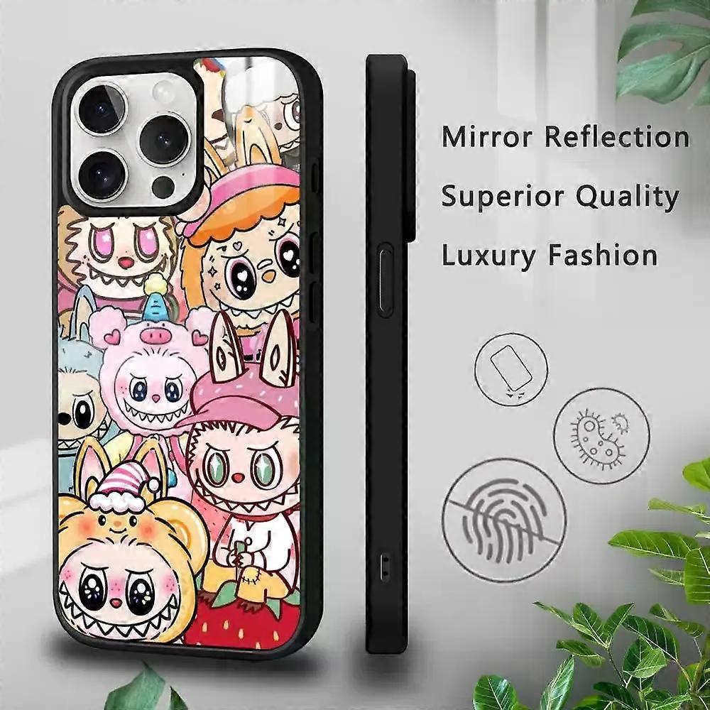 Electronics Fashion L- Kawaii Phone Case For iPhone 16 15 14 13 12 11 Pro Xs Max Mini Plus Celulares Hard Funda