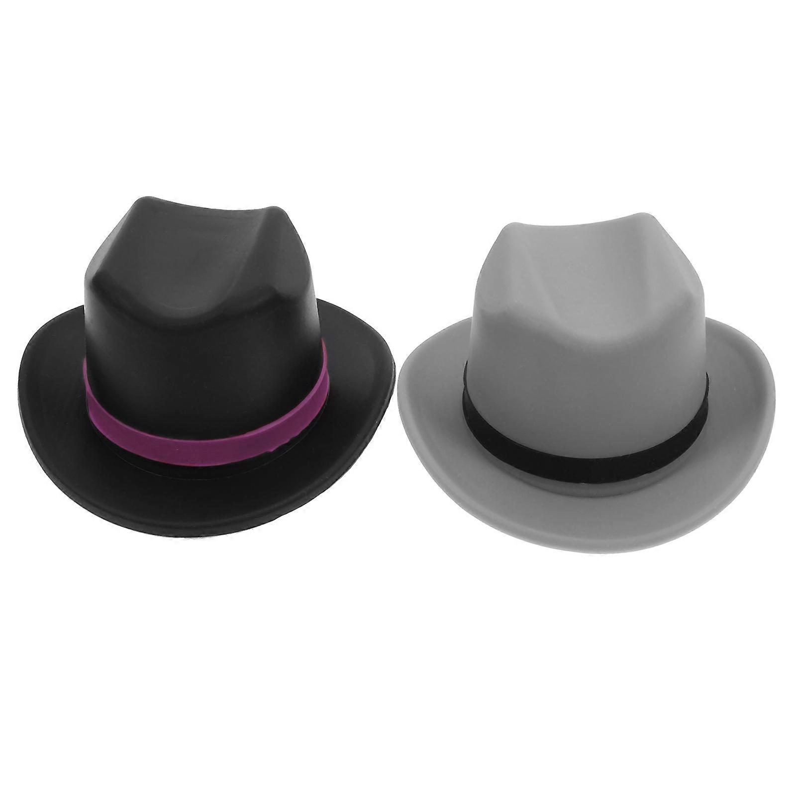 Liquid Caps Reusable Silicone Stoppers Keep Fresh For Collection 2Pcs