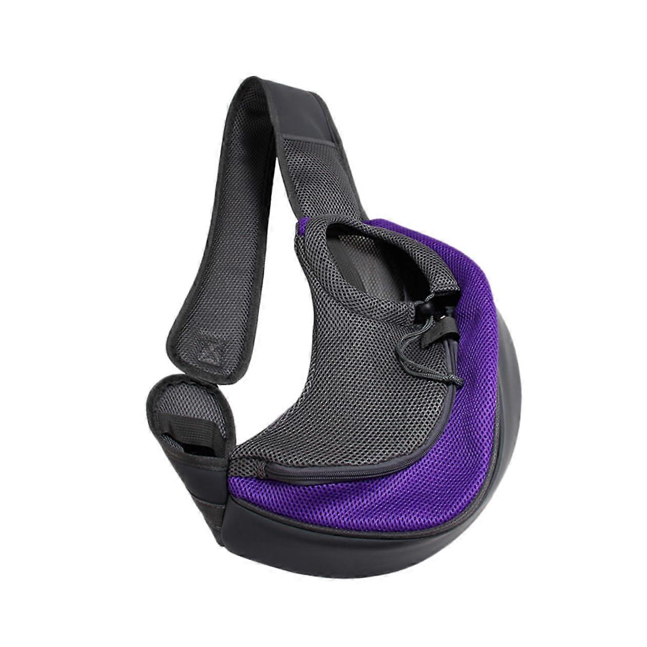 Dog Carrier Bag for Pets - Violet Purple Soft-Sided Pet Travel Case, Portable Size for Small Dogs and Cats