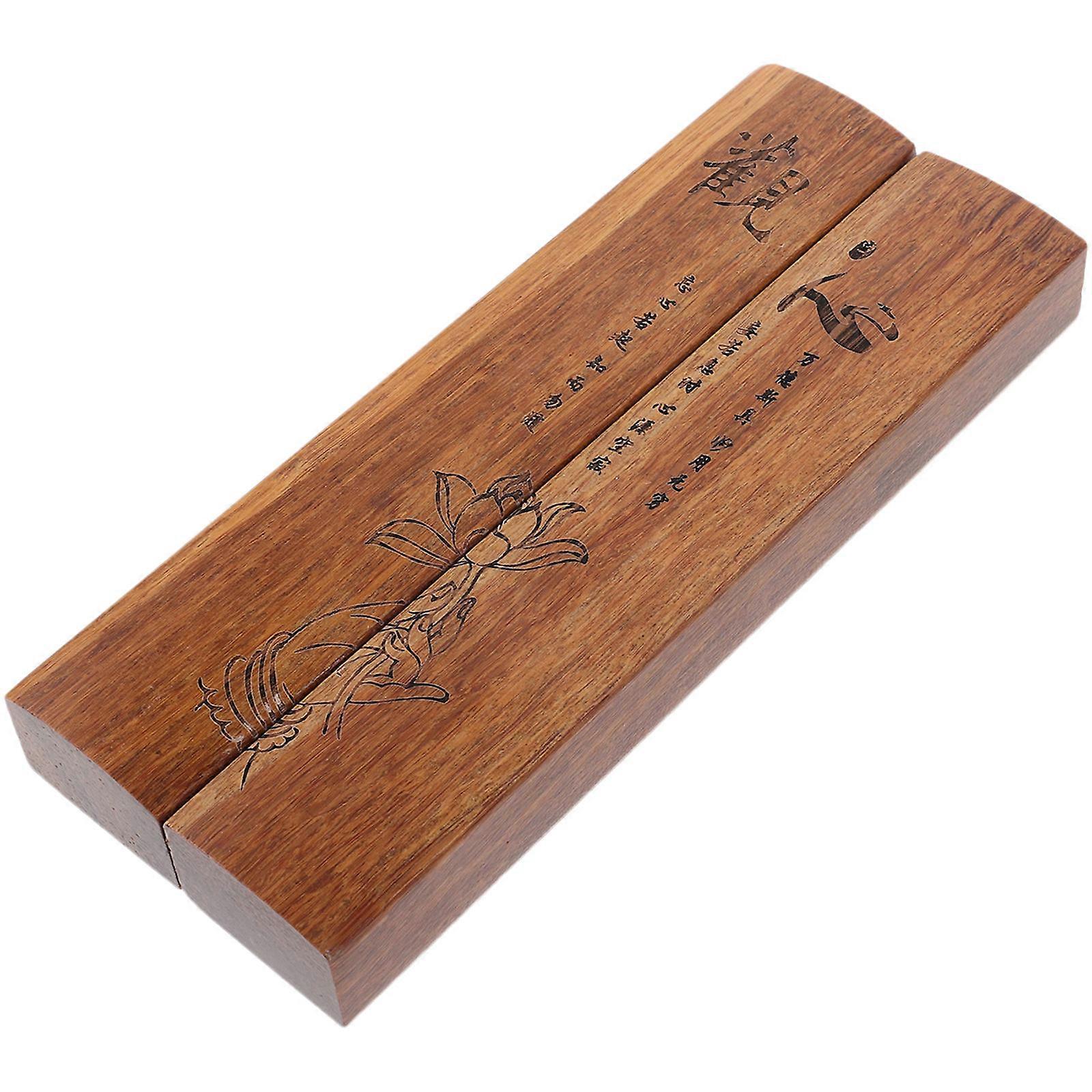 Paperweight Chinese Heavy Brown 18.00X3.50X2.10CM Calligraphy Practice present Giving Students 2Set
