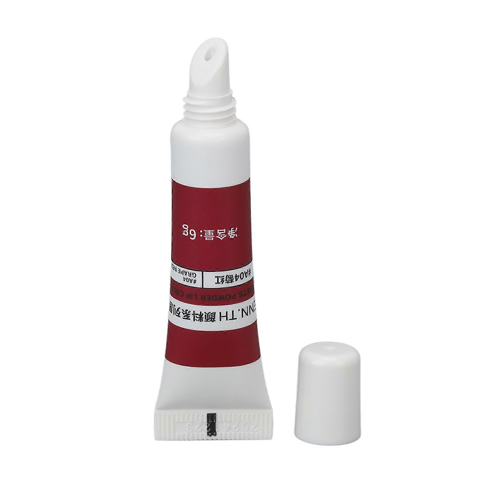 Lip Balm Matte Texture Soft Comfortable Paste Material High Saturation Lipstick for Shopping Dating Grape Red