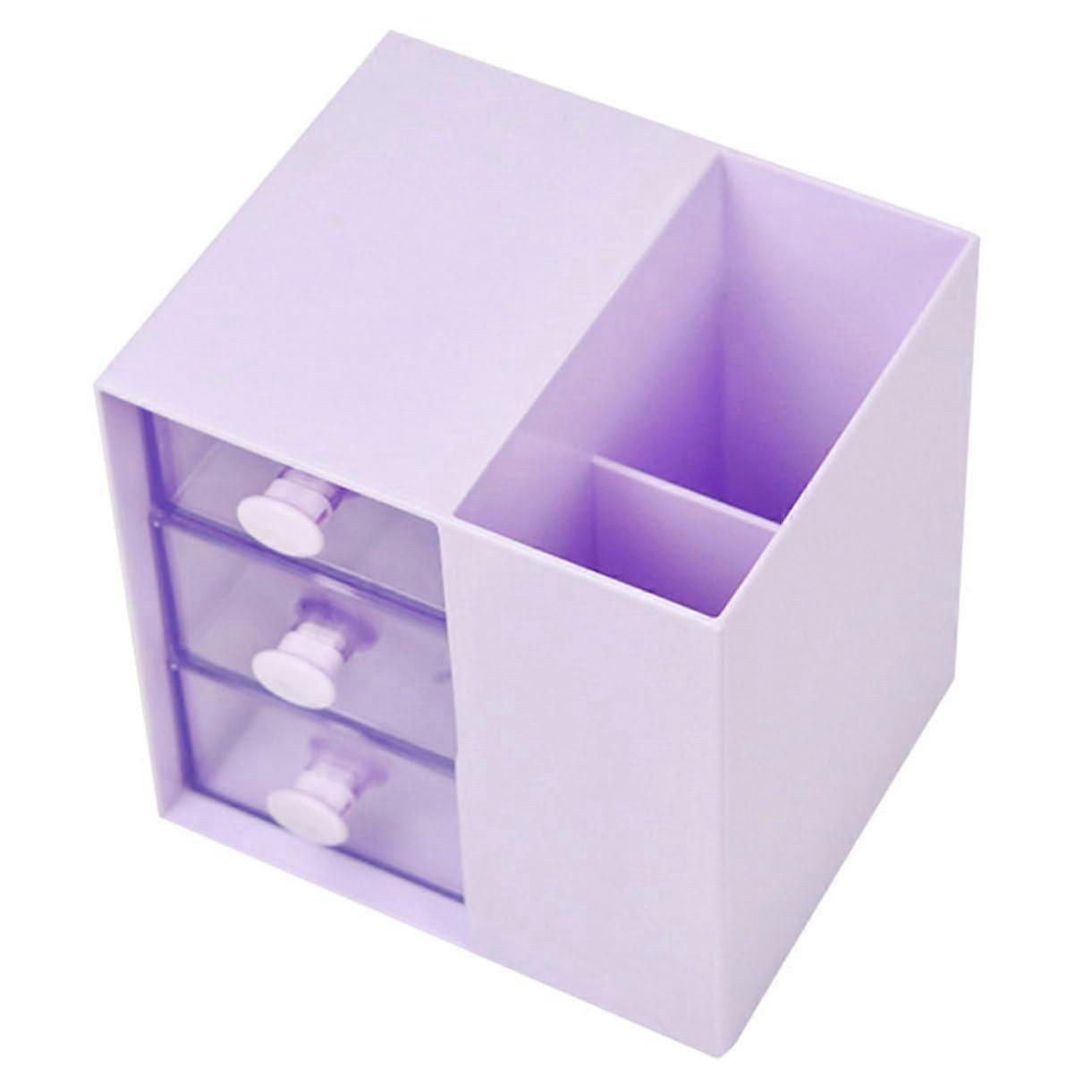 Large Multifunctional Pen Box for the Desk, Practical Storage Container for Office Supplies, Choice of Colours 5017, Ideal for Home and Office