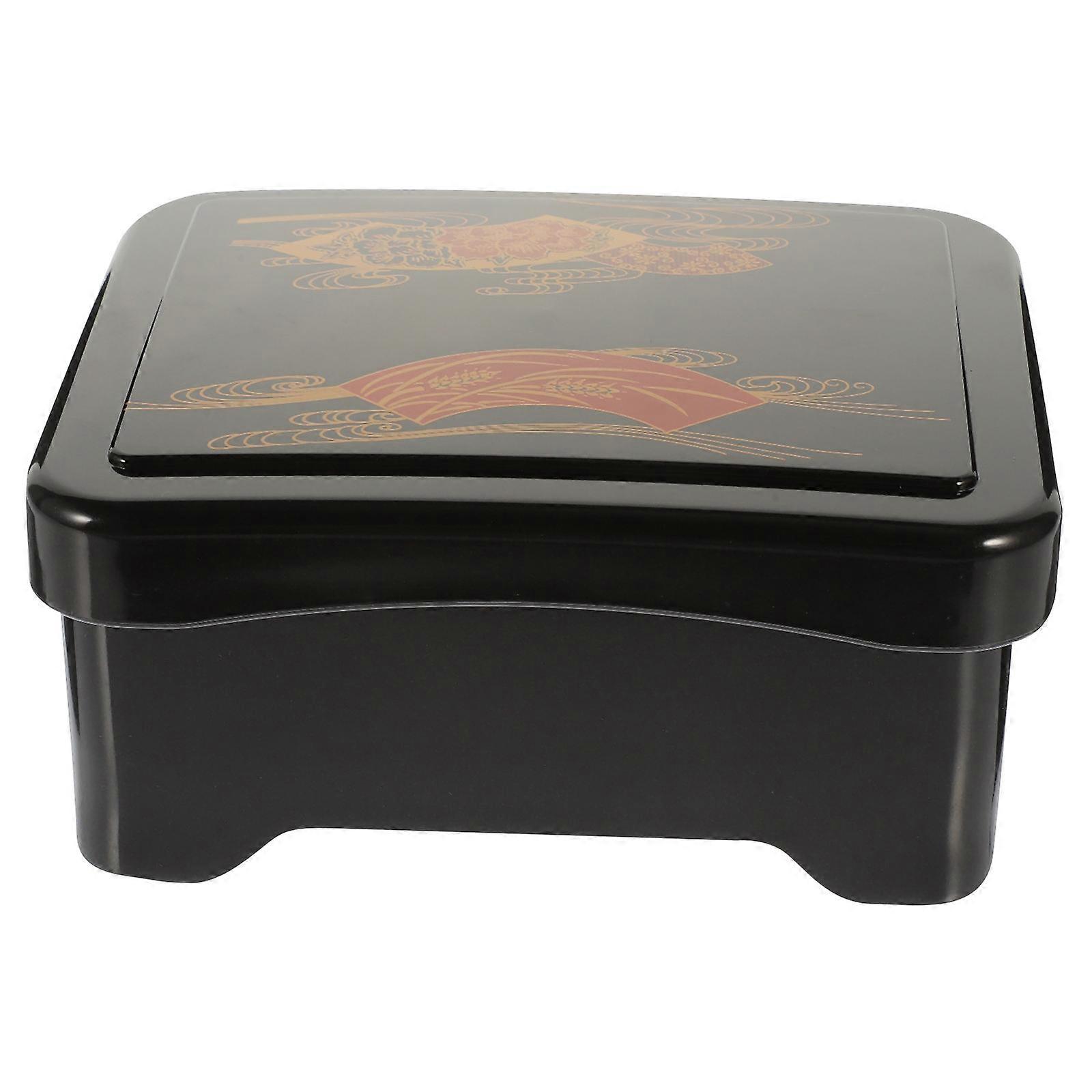 Acrylic Bento Box 1Pcs Assorted Color with Moisture-Locking Lid for Storage Use