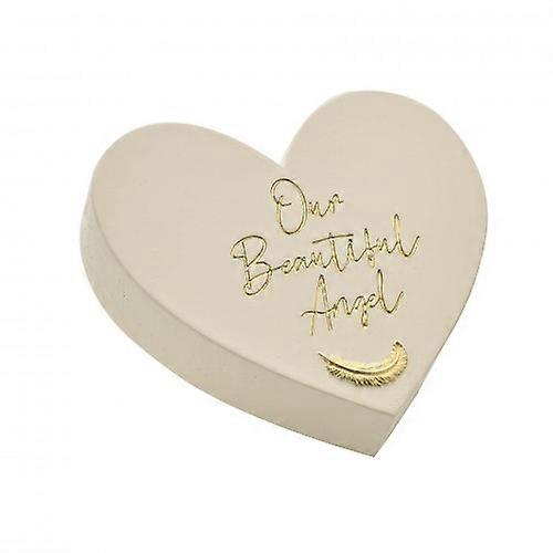 Thoughts of You Memorial Graveside Heart Plaque - Our Angel