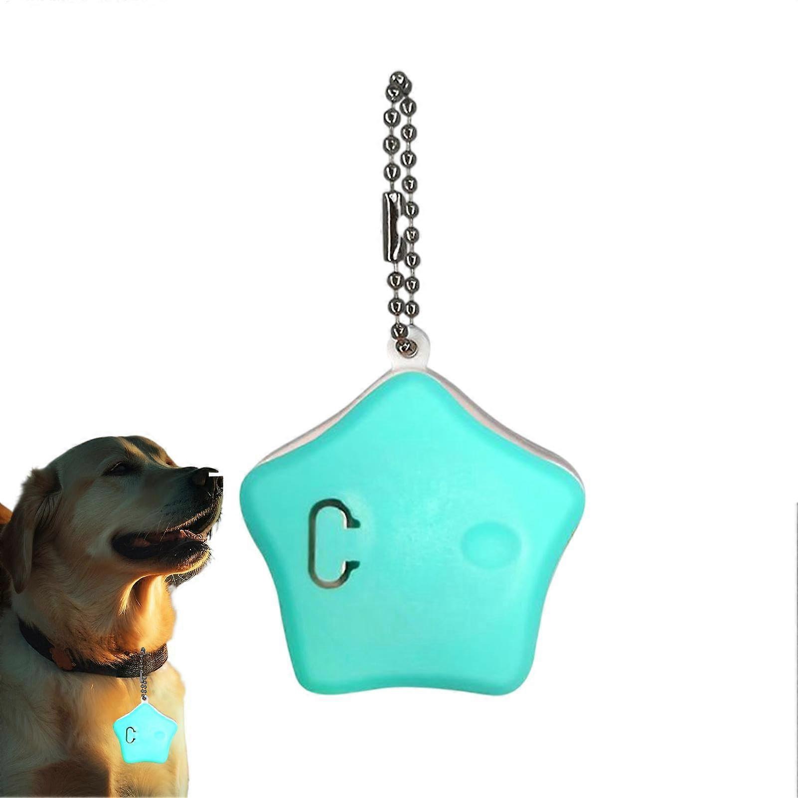 Rechargeable Dog Walking Light - USB Puppy Night Walk Lamp with Star Design, Anti-Lost Flashlight Keychain for Kittens