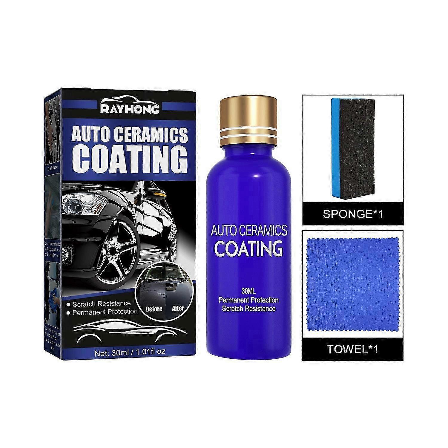 Suitable for 60ml Nano Ceramic Car Glass Coating Liquid Hydrophobic Anti-Scratch Auto Care-jc